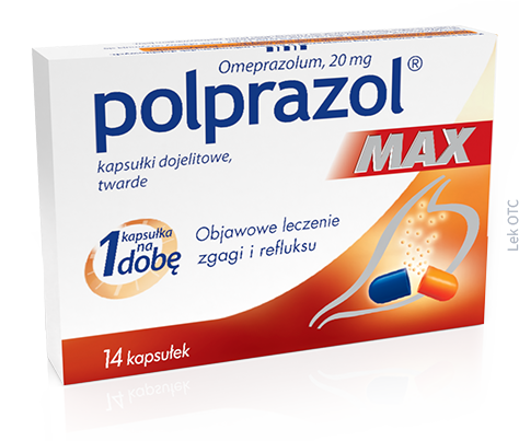 Opakowanie produktu Polprazol<sup>®</sup> MAX